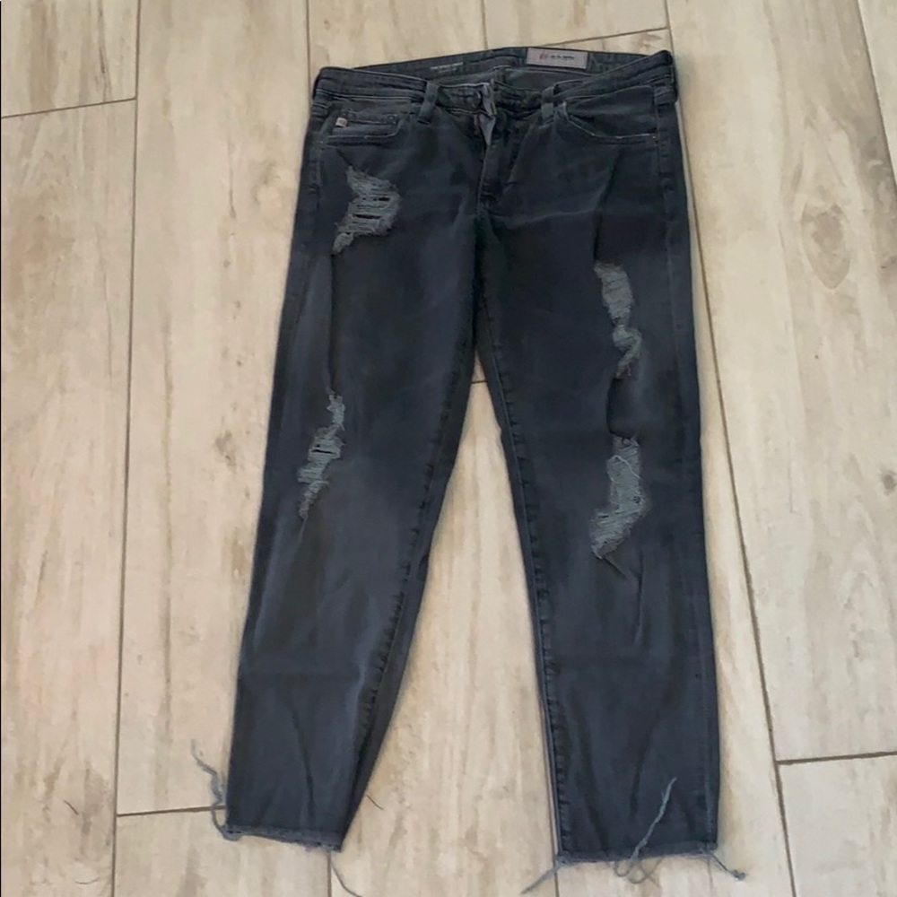 AG The Stilt Crop Cigarette Crop Jeans